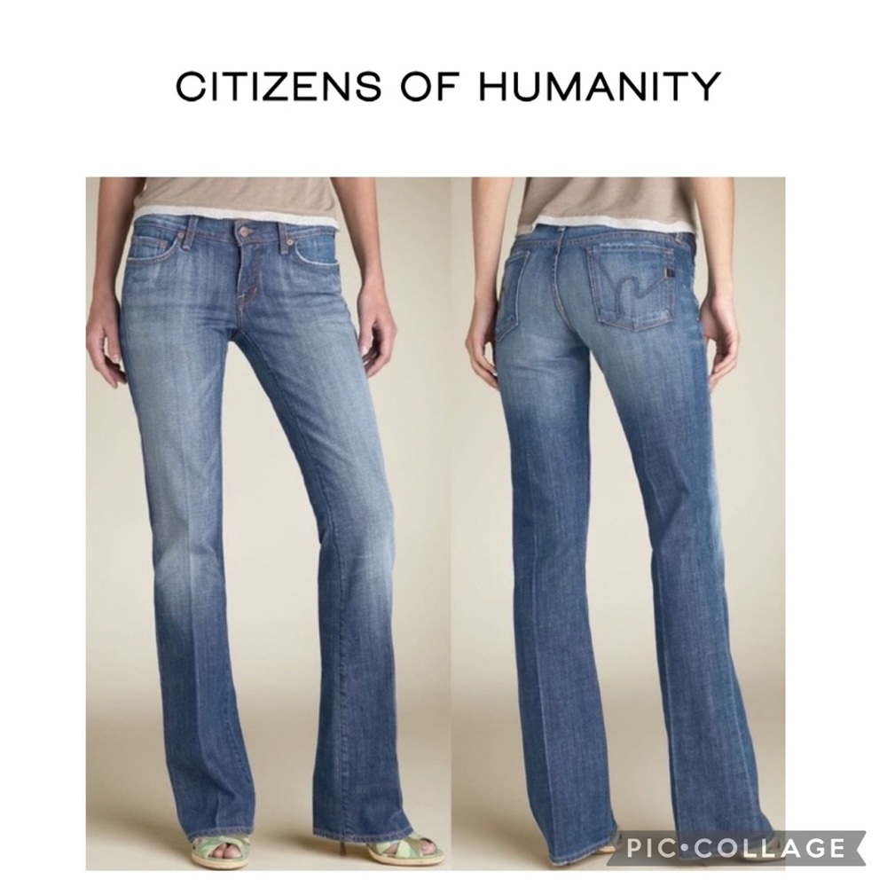 Kelly #001 low waist bootcut stretch jeans